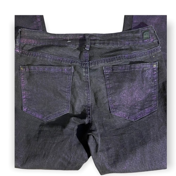 JESSICA SIMPSON Black Cranberry Glittery Stretch Jeans NWOT 29 - Picture 7 of 8